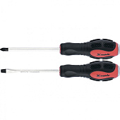 Набор ударных отверток 2шт. PH2x100, SL6x100 CrV// Matrix Набор ударных отверток 2шт. PH2x100, SL6x100 CrV// Matrix