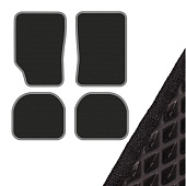 Набор ковров в салон SKYWAY Универсальный левый руль 4 пр. EVA Черный Набор ковров в салон SKYWAY Универсальный левый руль 4 пр. EVA Черный