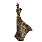 Сувенир Девушка - объятия, 11х7х22 см, полистоун, под бронзу, 9759374 Сувенир Девушка - объятия, 11х7х22 см, полистоун, под бронзу, 9759374