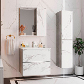 Зеркало-шкаф Марбл 65.00 мрамор/камень бетонный Универсальный Зеркало-шкаф Марбл 65.00 мрамор/камень бетонный Универсальный