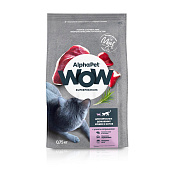 Сухой корм для кошек AlphaPet WOW Superpremium, 750 г, утка и потрошки, 110004