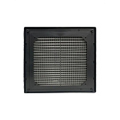 Решетка вентиляционная вытяжная 150х150 с рамкой пластик графит Решетка вентиляционная вытяжная 150х150 с рамкой пластик графит