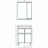 Зеркало Марко 60см 10716 ZM Зеркало Марко 60см 10716 ZM