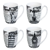  Кружка 350мл фарфор "Столицы" 806-163 