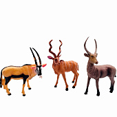 Игровой набор Животные, 3 шт, 16,5х30 см, M1625-40 Игровой набор Животные, 3 шт, 16,5х30 см, M1625-40