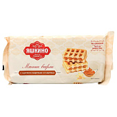  Вафли мягкие Яшкино, с варёной сгущёнкой, 120 г 