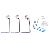 Карниз кованый Телескоп 2х рядный НЕРЖ.СТАЛЬ 160-300см наконечник Ферзь Карниз кованый Телескоп 2х рядный НЕРЖ.СТАЛЬ 160-300см наконечник Ферзь