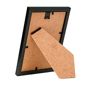 Фоторамка 10х15 пластик Мирам чёрный с серебром (пластиковый экран) 6893903 Фоторамка 10х15 пластик Мирам чёрный с серебром (пластиковый экран) 6893903