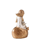 Сувенир полистоун "Малышка с книгами на камне" бронза с серебром 9х5,5х12,5 см 10583334 Сувенир полистоун "Малышка с книгами на камне" бронза с серебром 9х5,5х12,5 см 10583334