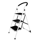 Стремянка стальная 3 ступени, широкие, высота платформы 68см, макс. нагр. 150кг., Сибирячка Стремянка стальная 3 ступени, широкие, высота платформы 68см, макс. нагр. 150кг., Сибирячка