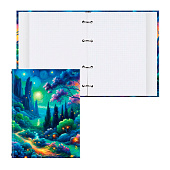 Тетрадь А5 120л на кольцах клетка твердая обложка, Волшебная ночь, ТТ5к120_лг 62922 Тетрадь А5 120л на кольцах клетка твердая обложка, Волшебная ночь, ТТ5к120_лг 62922