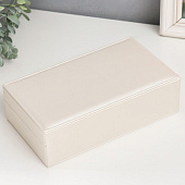 Шкатулка для украшений Белая матовая, 6,5х12,6х21 см, 9534849 Шкатулка для украшений Белая матовая, 6,5х12,6х21 см, 9534849