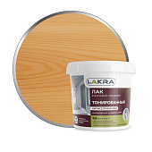 Лак в/д тонированный Лакра Дуб 0,9кг Лак в/д тонированный Лакра Дуб 0,9кг