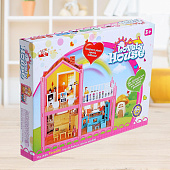 Дом для кукол, двухэтажный, с аксессуарами 442534 Дом для кукол, двухэтажный, с аксессуарами 442534
