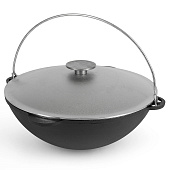 Казан походный Татарский Гардарика чугун d36см 8.0л 1608-6 Казан походный Татарский Гардарика чугун d36см 8.0л 1608-6