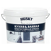  В/Д краска HUSKY Краска для кухонь и ванных комнат 2,5л 