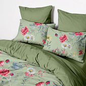 Комплект постельного белья Fine Line Летний мак н/у, евро, перкаль, наволочки 70х70 см, рис. 50244-3/24500-24 Комплект постельного белья Fine Line Летний мак н/у, евро, перкаль, наволочки 70х70 см, рис. 50244-3/24500-24