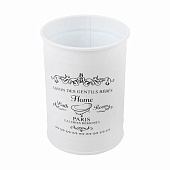  Стакан для зубных щеток Home металл белый 106910 Delphinium 