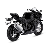 Мотоцикл металлический Автопанорама 1:12 Suzuki GSR-1000, 9,2х4,5х14 см, черный, JB1251567