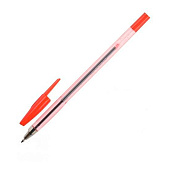  Ручка шариковая BEIFA красная автоматическая на масляной основе, классика Nanoslick 0,5, с манжетой, TB 610--03B7-RD 