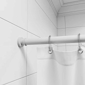  Карниз для ванной Elegante 110-200см белый 010A200I14 Iddis, RSW0120i14 