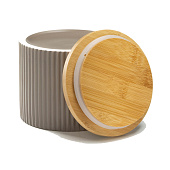 Банка для сыпучих продуктов «Дымка», 850 мл, 12х10 см, керамическая,бежевый 5362016 Банка для сыпучих продуктов «Дымка», 850 мл, 12х10 см, керамическая,бежевый 5362016