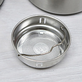 Термос 500мл "Стиль" с датчиком температуры и ситом, серебро 368-264 Термос 500мл "Стиль" с датчиком температуры и ситом, серебро 368-264