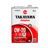 Масло моторное TAKAYAMA Adaptec 0W20 синт. API SP ILSAC GF-6A 4л металл Масло моторное TAKAYAMA Adaptec 0W20 синт. API SP ILSAC GF-6A 4л металл