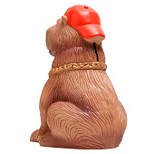 Копилка для денег «Капибара в кепке», гипс, коричневый, 22 см 10386309 Копилка для денег «Капибара в кепке», гипс, коричневый, 22 см 10386309