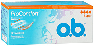  O.B. тампоны ProComfort Супер16 шт 