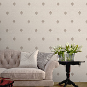 Обои 1.06х10м Lois арт.7263-01 Бежевый /Euro Decor