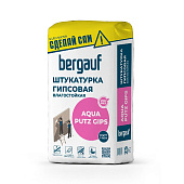  Штукатурка гипсовая влагостойкая Aqua Putz Gips 25кг /Bergauf 