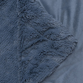  Плед Eclair TF F072BL-GYv, 200х220 см, мягкий мех, серо-голубой 