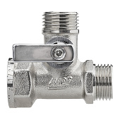 Кран шар трёхпроходной для бытовой техники 1/2"х1/2"х1/2" ВНН Кран шар трёхпроходной для бытовой техники 1/2"х1/2"х1/2" ВНН