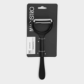 Овощечистка Magistro Vantablack, 17х6,6 см, 9927767 Овощечистка Magistro Vantablack, 17х6,6 см, 9927767
