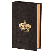  Шкатулка книга-сейф «Корона», искусственная кожа, 21?13?5 см 2000860 