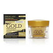  Крем для лица Delicare Gold 70+ 50мл ночной 