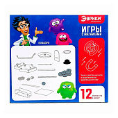 Набор для опытов Эврики "Игры с магнитами", 12 опытов и игр, SL-05495, 6250080