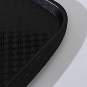 Поднос 45х35 см, цвет чёрный 2928523 Поднос 45х35 см, цвет чёрный 2928523