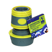 Коннектор INBLOOM PROF+ для шланга 3/4" с аквастопом быстросъемный 169-027 Коннектор INBLOOM PROF+ для шланга 3/4" с аквастопом быстросъемный 169-027