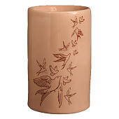  Аромалампа для эфирных масел «Я это отпускаю», керамика, бежевая, 7.2?7.2?11.6 см 10524341 