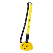 Ручка шариковая настольная Brauberg Smile, синяя, корпус желтый, узел 0,7 мм, линия 0,35 мм, 143376 Ручка шариковая настольная Brauberg Smile, синяя, корпус желтый, узел 0,7 мм, линия 0,35 мм, 143376