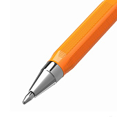 Ручки шариковые BRAUBERG "M-500 ORANGE", НАБОР 4 шт., СИНИЕ, узел 0,7мм, линия 0,35мм, 143950