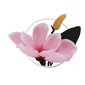  Искусственный цветок Магнолия, 13х13х37 см 