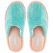 Тапочки женские закрытые 813F224-1, мятный, арт. 813F224-1, размер 38 