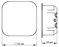 Коробка распр. для полых стен 100x100x50 DIY SchE IMT351611
