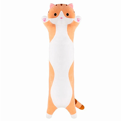 Игрушка Мягконабивная, Кот Батон Рыжий, 110 см Игрушка Мягконабивная, Кот Батон Рыжий, 110 см