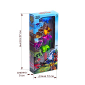 Набор роботов Динозавры, 5 трансформеров, собираются в 1 робота 6831456 Набор роботов Динозавры, 5 трансформеров, собираются в 1 робота 6831456