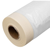 Пленка укрывная с малярной лентой 1,4мх15м Пленка укрывная с малярной лентой 1,4мх15м