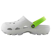 Сабо мужские "Ола", арт. СБ-503, дымчато-серый/салатовый, 44 Сабо мужские "Ола", арт. СБ-503, дымчато-серый/салатовый, 44